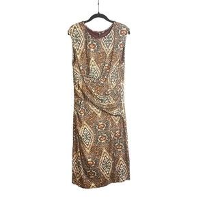 Kut From The Kloth Dress Multicolor Faux Wrap Sleeveless Stretch sz 14